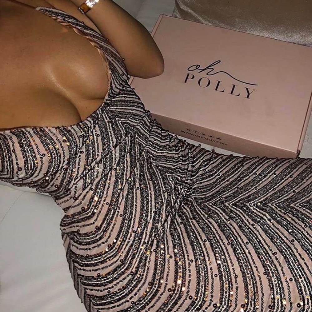 Ohpolly oh Polly embellished luxe dress